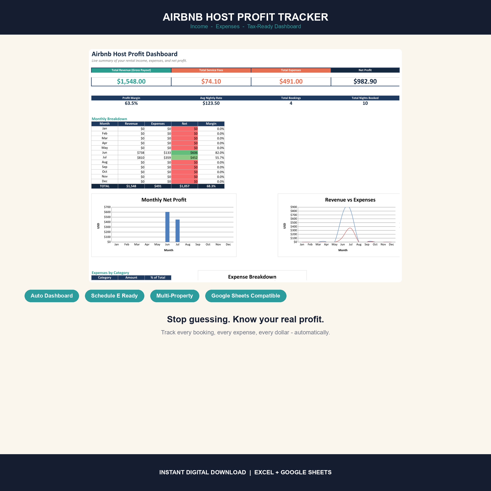 Airbnb Host Profit Tracker cover