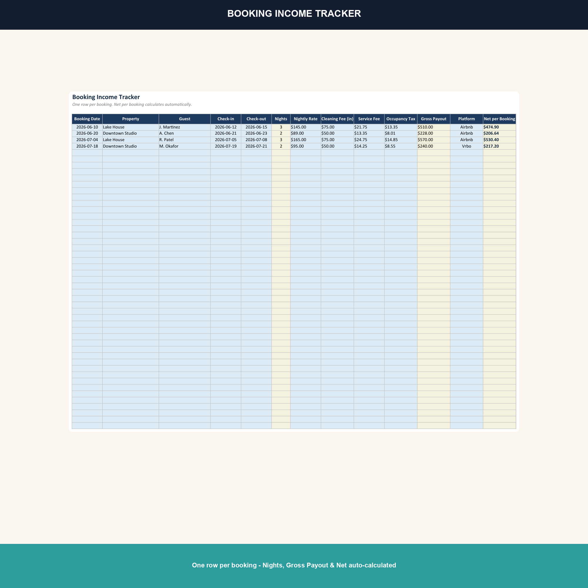 Airbnb Host Profit Tracker preview 3